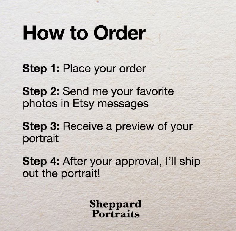 Hand-drawn Custom Portrait